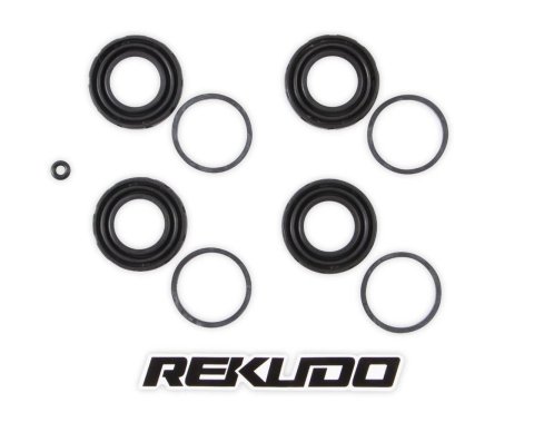 REKUDO Brake Caliper Seal Kits RK400-25 Rebuild Kit, Rear, 1.32 in. Bore, Seals and Dust Shields, Fits Rekudo JL8 Front Caliper, Services 1 Caliper, Chevy, Pontiac, Kit thumbnail 1