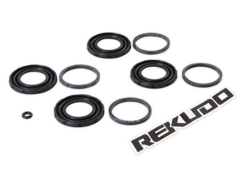 REKUDO Brake Caliper Seal Kits RK400-25 Rebuild Kit, Rear, 1.32 in. Bore, Seals and Dust Shields, Fits Rekudo JL8 Front Caliper, Services 1 Caliper, Chevy, Pontiac, Kit thumbnail 2