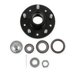REKUDO Forged Hubs for 1970-1981 CAMARO, FIREBIRD, 1969-1982 CORVETTE - RK600-01 Wheel Hub and Bearing, Steel, Black Coated, C3 Corvette, Each thumbnail 1