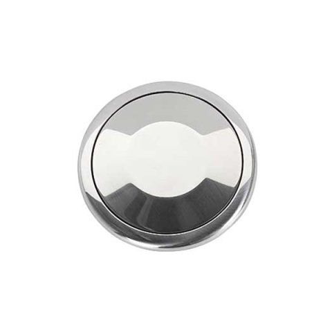 Lecarra Horn Buttons 3301 Button, Plastic, Aluminum Trim Ring, Polished, for Lecarra/Billet Specialties, Each thumbnail 2