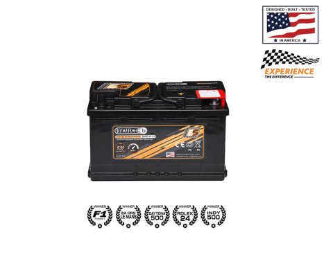 930 CCA Braille Battery Endurance Series B94R-H7-L4 BCI Group 94R/H7/L4 Battery, Series, AGM, 12 V, Deep Cycle/Starting, Cold Cranking Amps, Top Terminals, Right Side Positive, Each thumbnail 5