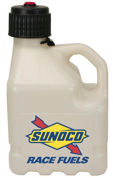 3 Gallons Sunoco Race Jug R3100CL Utility Jug, Gallons, Square, Polyethlene, Clear, Each thumbnail 1