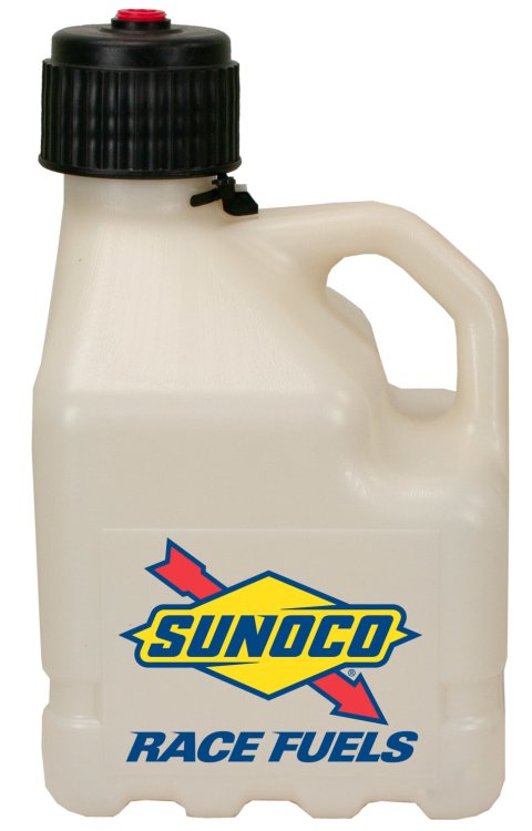 3 Gallons Sunoco Race Jug R3100CL Utility Jug, Gallons, Square, Polyethlene, Clear, Each thumbnail 2