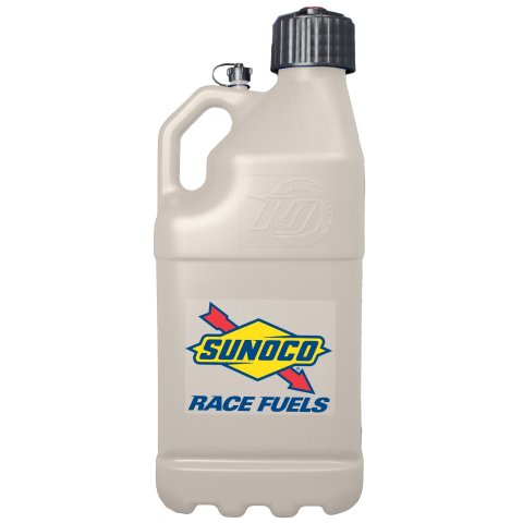 5 Gallons Sunoco Race Jug M7500TN Utility Jug, Gallons, Rectangular, Polyethlene, Tan, Black Cap, Each thumbnail 2