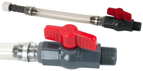 Sunoco Race Jug Hoses R5226 Utility Spout, Clear Fuel Hose, Plastic Valve, 3/4 in. NPT, Each thumbnail 1