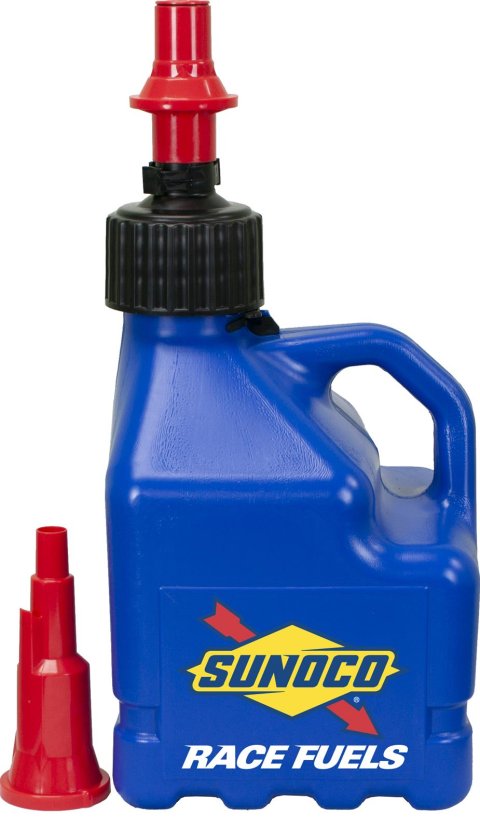 3 Gallons Sunoco Race Jug R3100BL-FF Utility Jug, With Fastflo Lid, Gallons, Square, Polyethlene, Blue, Each thumbnail 1