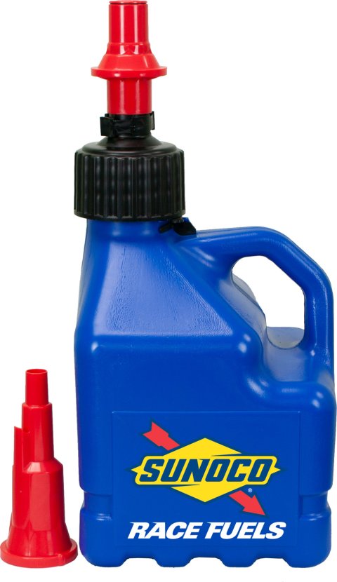 3 Gallons Sunoco Race Jug R3100BL-FF Utility Jug, With Fastflo Lid, Gallons, Square, Polyethlene, Blue, Each thumbnail 2