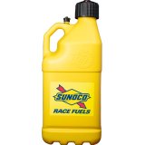 5 Gallons Sunoco Race Jug M7500YL Utility Jug, Gallons, Rectangular, Polyethlene, Yellow, Black Cap, Each thumbnail 1