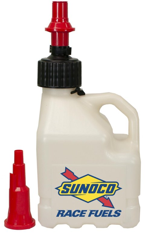3 Gallons Sunoco Race Jug R3100CL-FF Utility Jug, With Fastflo Lid, Gallons, Square, Polyethlene, Clear, Each thumbnail 1