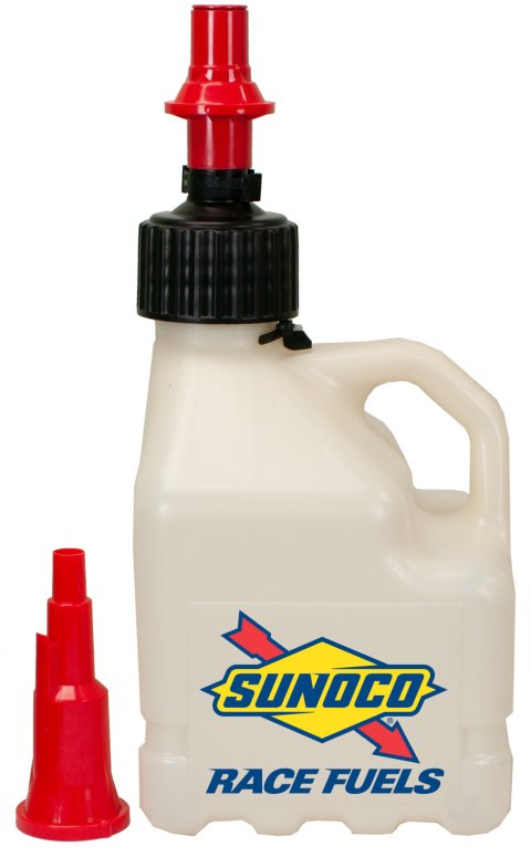 3 Gallons Sunoco Race Jug R3100CL-FF Utility Jug, With Fastflo Lid, Gallons, Square, Polyethlene, Clear, Each thumbnail 2