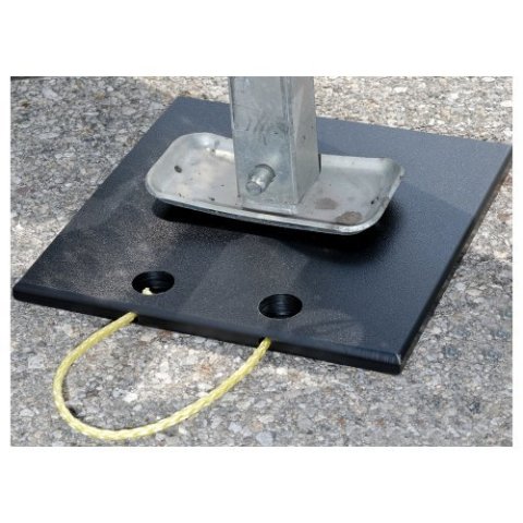 Clear One Trailer Jack Pads TC146 Pad, Plastic, Black, 12 in. x 12 in., Weight Capacity 20,000 lbs., Each thumbnail 2
