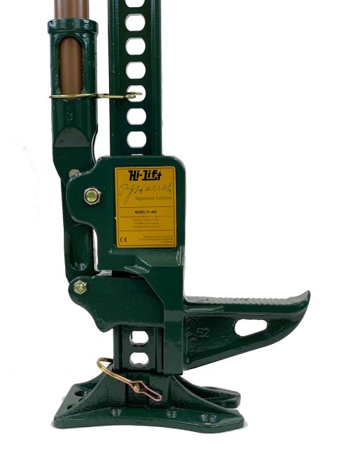 Hi-Lift Jack PJ Harrah Signature Edition Jacks PJ-485 Jack, Edition, 48 in. H, 38.63 in. Lift, All Cast Iron Jack, Green, Each thumbnail 1