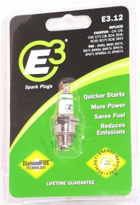 E3 Spark Plugs E3.12 Plug, E3, Gasket Seat, 14mm Thread, 0.375 in. Reach, Projected Tip, Non-Resistor, Each thumbnail 2