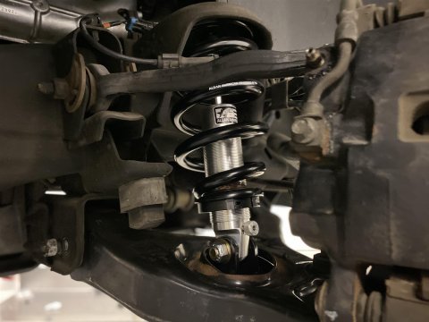 Aldan American Road Comp Coilover Kits for 1999-2006 SIERRA 1500, SILVERADO 1500 - 300191 Coil-Over Kit, Single Adjustable, 800 lbs./in. Spring Rate, 0-2 in. Lowered, Front, Chevy, GMC, Pair thumbnail 3