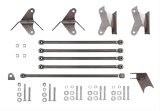 Aldan American Parallel 4-Link Kits AU4LP Suspension Link Kits, Kits, Chromoly Tubes, Natural, 30.00 in. Overall Length, Kit thumbnail 2
