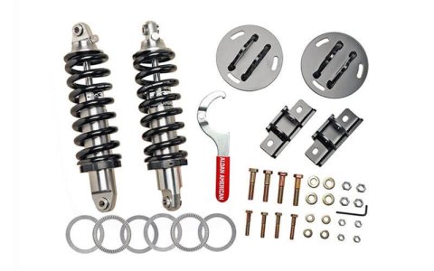Aldan American Road Comp Coilover Kits 300342 Kits, Comp, Front, Adjustable Valving, Twin-tube, Black Springs, 900 lbs./in. Rate, Extended Cab/Crew Cab, Chevrolet, GMC, Kit thumbnail 1