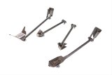 Aldan American Triangulated 4-Link Kits AU4LT Suspension Link Kits, Kits, Chromoly Tubes, Natural, 23.00 in. Overall Length, Kit thumbnail 1