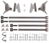 Aldan American Triangulated 4-Link Kits AU4LT Suspension Link Kits, Kits, Chromoly Tubes, Natural, 23.00 in. Overall Length, Kit thumbnail 2
