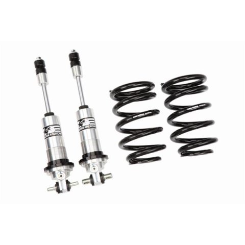 Aldan American Road Comp Suspension Packages for 1963-1982 CORVETTE - 300166 Coilover Kit, Lowered, Front, Twin-Tube, Aluminum Body, Natural, Polyurethane Bushing, Black, 450 lbs./in., Chevy, Kit thumbnail 2