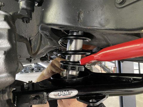 Aldan American Road Comp Suspension Packages for 1963-1982 CORVETTE - 300166 Coilover Kit, Lowered, Front, Twin-Tube, Aluminum Body, Natural, Polyurethane Bushing, Black, 450 lbs./in., Chevy, Kit thumbnail 5