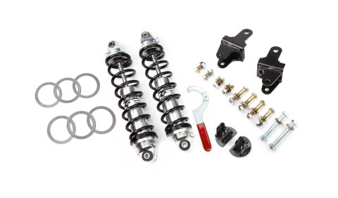 Aldan American Track Comp Coilover Kits for 1979-2004 MUSTANG - 300217 Coil-Over Kit, Double Adjustable, 180 lbs./in. Spring Rate, 0-3 in. Lowered, Rear, Ford, Pair