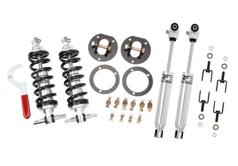 Aldan American Road Comp Suspension Packages for 1965-1968 COMET, 1967-1973 COUGAR, 1965-1973 MUSTANG - 300125 Coilover Kits, Coilover Systems, Front, Adjustable Valving, Black Springs, Designed Use with Big Block Engines, Ford, Mercury, Kit thumbnail 1