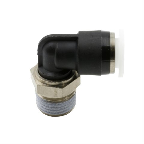Dedenbear Shifters, Air Replacement Components AALMRA 1/4" OD QUICK DISCONNECT TO 1/8" NPT, RIGHT ANGLE, NICKEL PLATED BRASS thumbnail 2