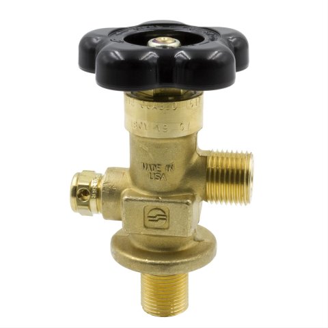 Dedenbear CO2 Bottle Valves ABV25 BOTTLE VALVE ONLY, REPLACEMENT VALVE FOR 2.5 POUND BOTTLE thumbnail 1