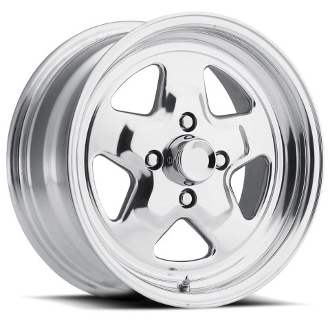 Vision American Muscle 521 Nitro Series Polished Wheels 15x7 Wheel, Nitro, Aluminum, Polished, 15 in. x 7.0 in., 5 x 4.75 in. Bolt Circle, 4 in. Backspace, Each thumbnail 3