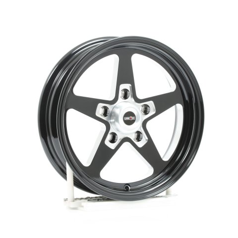 Vision American Muscle 571 Sport Star II Black Wheels 15x4 Wheel, II, Aluminum, Black, 15 in. x 4 in., 5 x 4.75 in./5 x 120.65mm Bolt Circle, 1.75 in. BS, Each thumbnail 1
