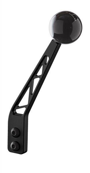 Clayton Machine Truss-Style Shifter Arms SH-205-10 Stick, Truss-Style, Non-Adjustable, Lay Back, Billet Aluminum, Black Anodized, 10 in. Length, Each thumbnail 1