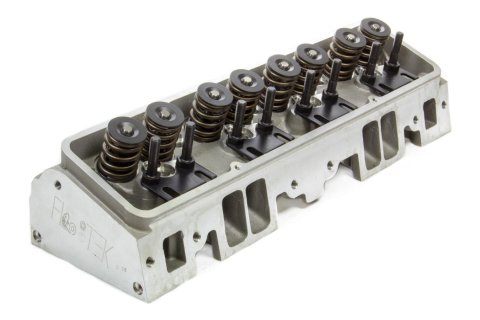 FLOTEK 180cc Small Block Chevy Cylinder Heads 102-505 Head, 180cc, Assembled, Hydraulic Roller, Straight, Aluminum, Natural, Chevy, Block, Each thumbnail 6