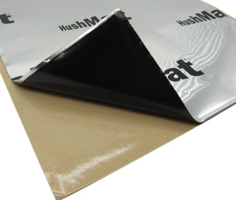 HushMat Door Kits 10201 HushMat, Kit, Sound Deadening/Insulation, Easiest To Install, 1.5 mm thick, Silver, Self-Adhesive, 550 Degrees, 10 sq ft, 12in x 12in, Set of 10 thumbnail 1