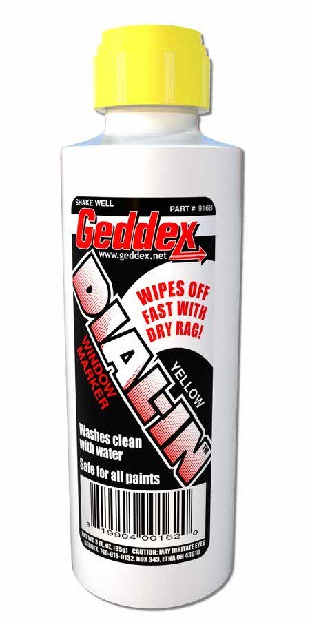 Geddex Dial-In Window Markers 916B Marker, Dial-In, Yellow, 3 oz., Each thumbnail 2