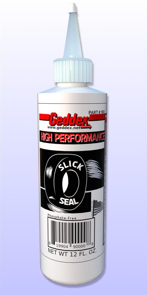 Geddex Slick Seal 900 Tire Treatments, Seal, 12 oz. Bottle, Phosphate-Free, Each thumbnail 1