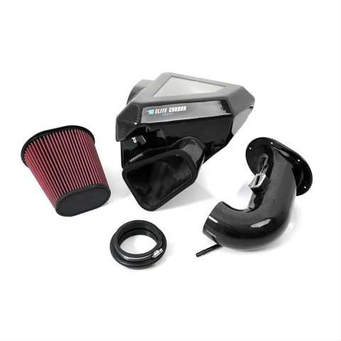 Cold Air Inductions Elite Carbon Series Intake Kits 501-5000 Kit, Series, Fiber, Filter Color Red, Sleeve Color Black, Kit thumbnail 2