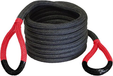 Bubba Rope Ropes 176680RDG Tow Rope, Recovery, 7/8 in. diameter, 30 ft. Length, 28,600 lbs. Breaking Strength, Red Eyes, Nylon, Each thumbnail 1