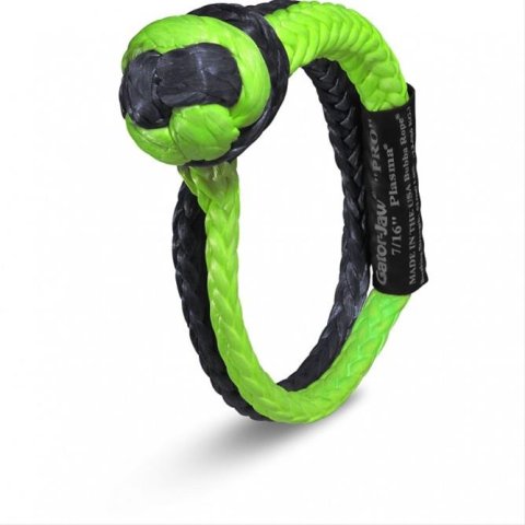 Bubba Rope Gator-Jaw Pro Synthetic Shackles 176745PROGB Tow Shackles, Shackles, Soft Shackle Type, Plasma Rope, Green/Black, 52,300 lbs. Rating, Each thumbnail 1