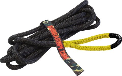 Bubba Rope Lil' Ropes 176650YWG Tow Rope, Lil Bubba, 1/2 in. diameter, 20 ft. Length, 7,400 lbs. Breaking Strength, Yellow Eyes, Nylon, Each