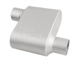 FlowMonster 1-Chamber Steel 2.5 Inch Muffler 42513-FM Muffler, FlowMonster, Aggressive Sound, 1-Chamber, 2.50 in. Single Inlet, 2.50 in. Single Outlet, Steel, Aluminized, Universal, Each thumbnail 4