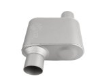 FlowMonster 1-Chamber Steel 2.5 Inch Muffler 42513-FM Muffler, FlowMonster, Aggressive Sound, 1-Chamber, 2.50 in. Single Inlet, 2.50 in. Single Outlet, Steel, Aluminized, Universal, Each thumbnail 5