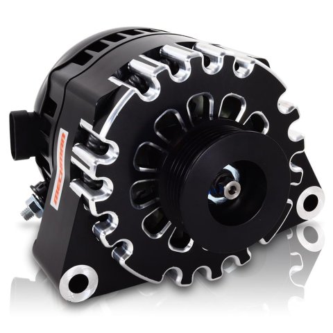 MechMan S Series Billet Racing Alternators for 2005-2013 CORVETTE - B13969240B and Generators, Alternators, 12 V, 240 amps, Black Anodized, Serpentine Pulley, Chevrolet, 6.0L, 6.2L, 7.0L, Each thumbnail 2
