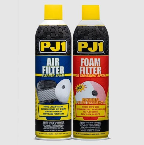 PJ-1 Lubricants Foam Filter Care Kits 15-202 Air Service Kit, Cleaner, 20 oz., Oil, Red, 20 oz., Aerosol, Kit thumbnail 1