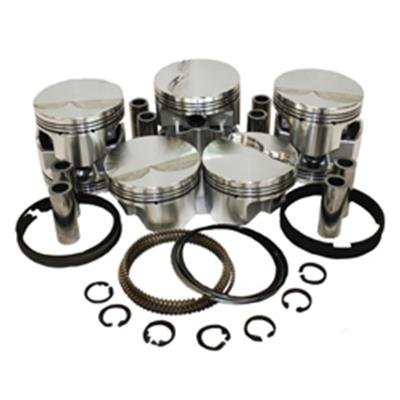D.S.S. SX-Series Forged Piston and Ring Kits K1830-4030 Pistons, Rings, SX-Series, Forged, 5.00cc Flat, 4.030 in. Bore, Chevy LS, Set of 8