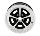 HK Aluminum Magnum Wheels 17x7 Wheel, Magnum, Aluminum, Black, Machined, in, 5 x 4 3/4 in. Bolt Circle, 4.250 in. Backspace, Each thumbnail 1