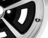 HK Aluminum Magnum Wheels 17x9 Wheel, Magnum, Aluminum, Black, Machined, in, 5 x 4 1/2 in. Bolt Circle, 5 in. Backspace, Each thumbnail 4