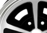 HK Aluminum Magnum Wheels 17x9 Wheel, Magnum, Aluminum, Black, Machined, in, 5 x 4 1/2 in. Bolt Circle, 5 in. Backspace, Each thumbnail 6