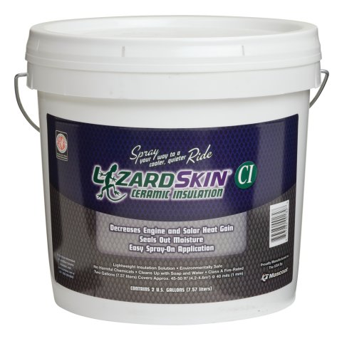 LizardSkin Original Ceramic Insulation 1301-2 Thermal Insulation, Insulation, White, 2 gallons, Spray-on, Each thumbnail 2