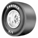 Phoenix Drag F/X Slicks 32x14.5-15 Tire, Slick, 32 x 14.50R15, Radial, F-9 Compound, Solid White Letter, Each thumbnail 3