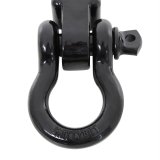 Smittybilt Receiver Hitch D-Rings S/B29312B Tow Hook, Clevis, D Ring, 3/4 in., For 2 in. Receivers, Black, No Drilling Installation thumbnail 1